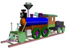 Toy Train by Darshan 3D model