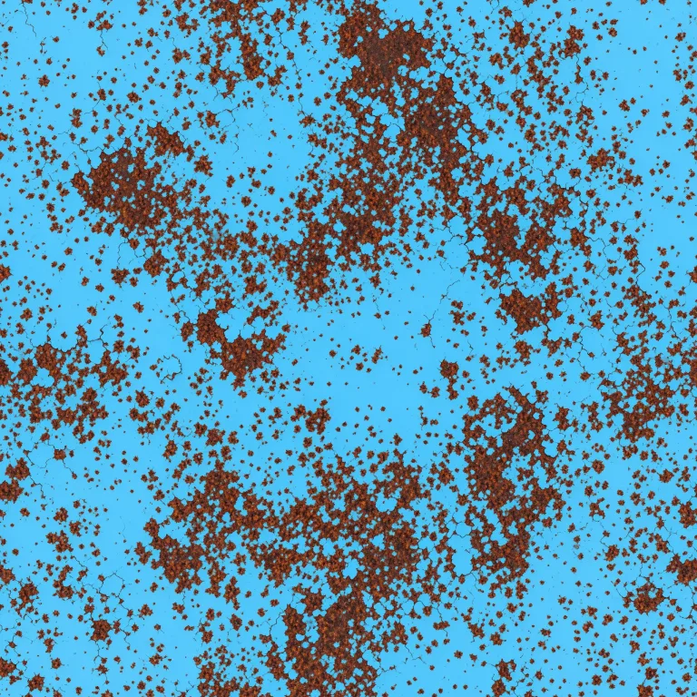 Rusty metal seamless texture generated by FLUX.2 klein